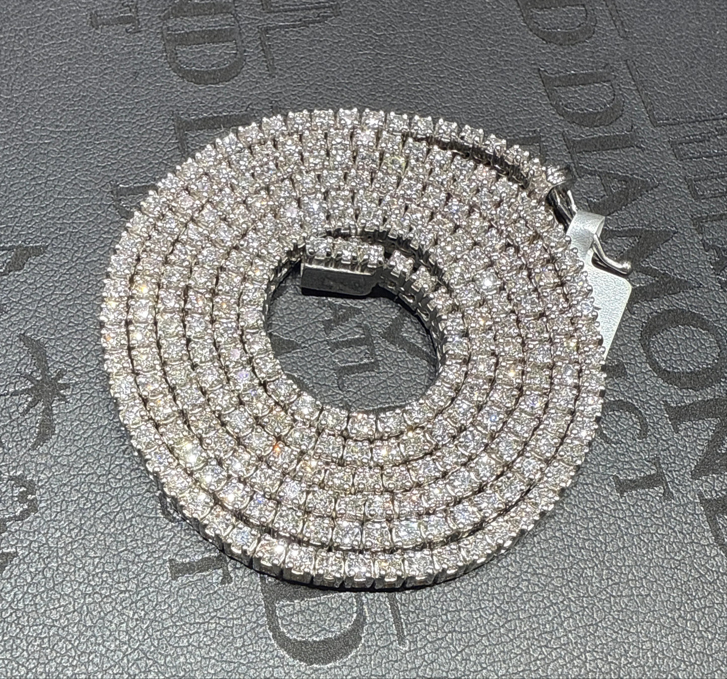 22” Tennis Chain 925 Silver Moissanite Diamonds