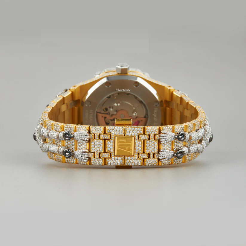 Full Iced Out Luxury Watch Lab Grown Diamond