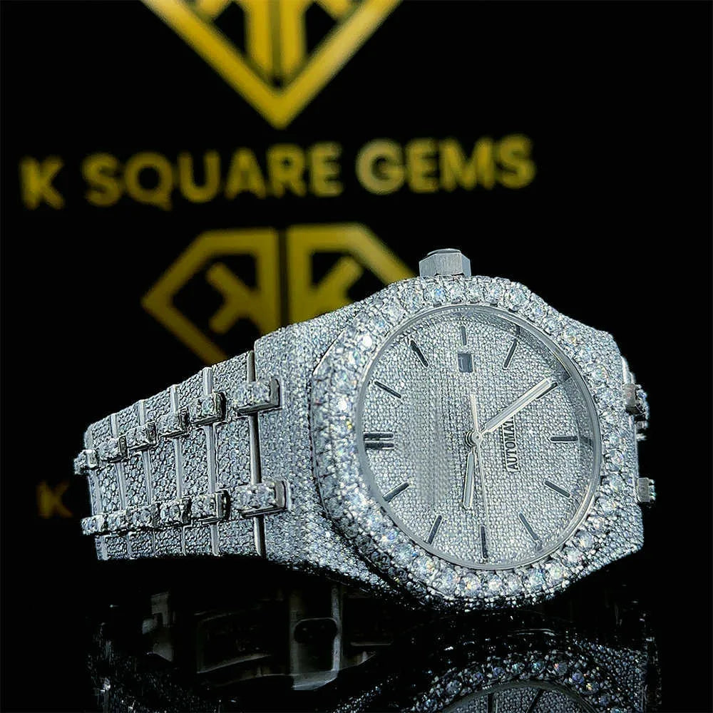 Audemars Piguet White Diamond VVS Moissanite Watch