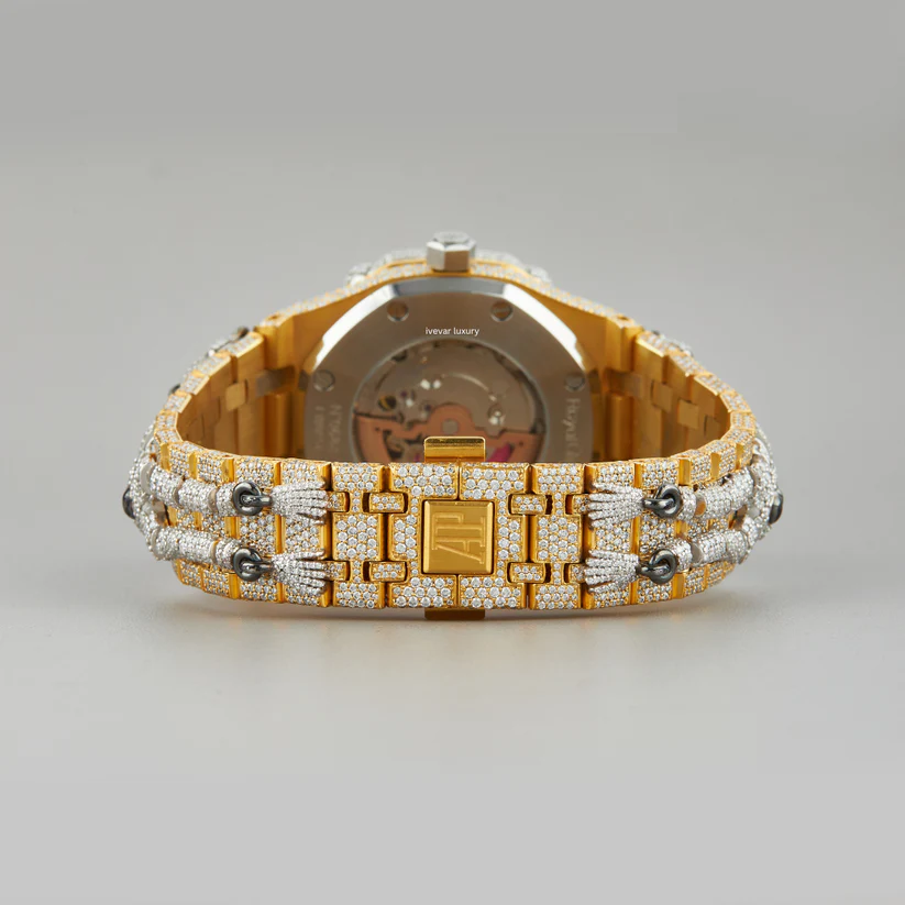 Full Iced Out Luxury Watch Lab Grown Diamond