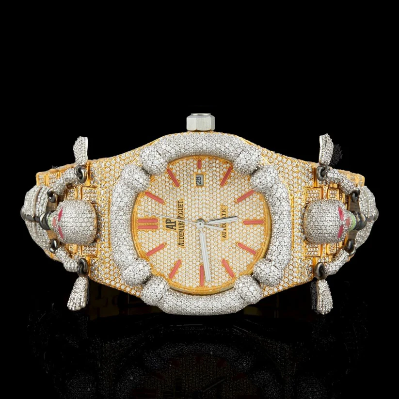Full Iced Out Luxury Watch Lab Grown Diamond