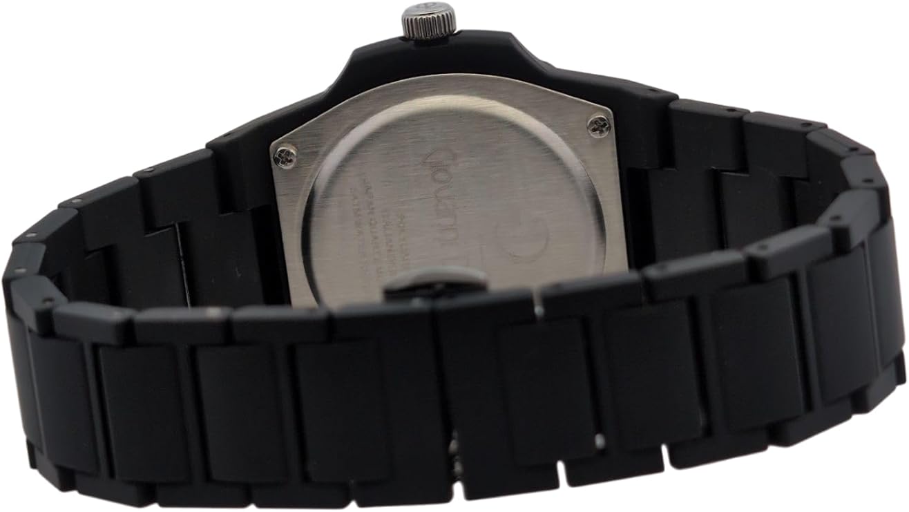 Elegant Watch for Women and Men with Polycarbonate Case 40.5 x 8.8 mm, Dial, Strap and Japanese Quartz Movement - Waterproof 5 ATM, Lightweight and Durable