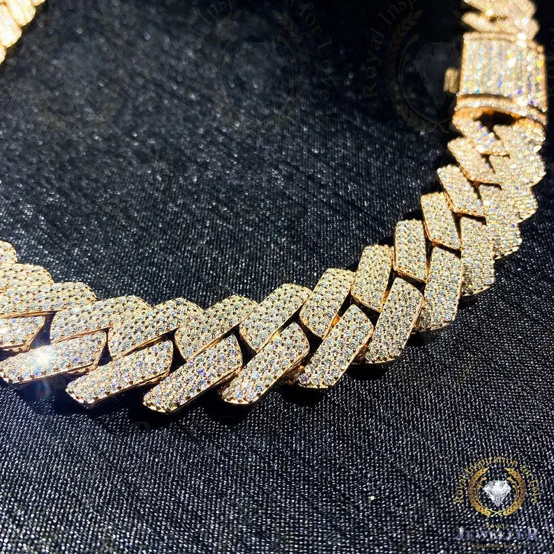 9" Bracelet Iced Out Diamond Moissanite