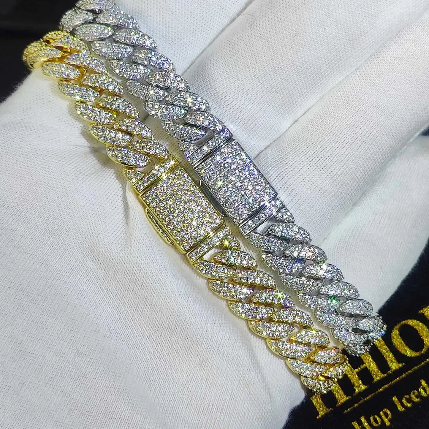 9" Iced Out Bracelet VVS Diamond Moissanite