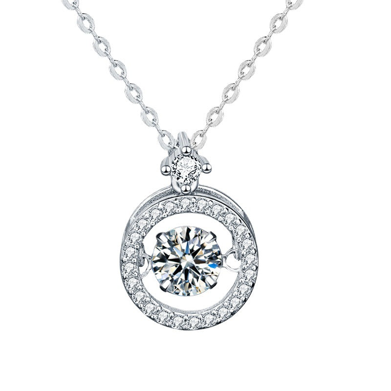 18"Women Necklace VVS Diamond Moissanite Chain