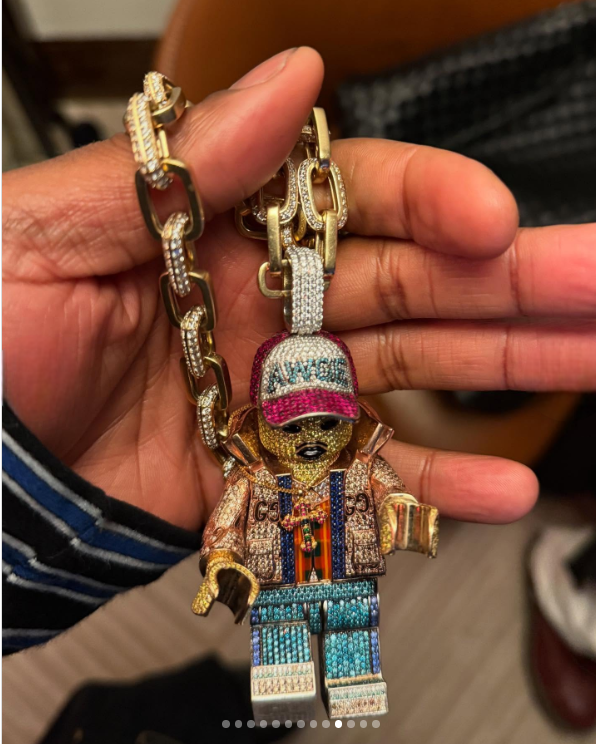 Rocky's Lego pendant