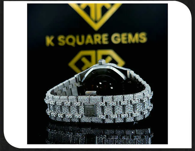 Audemars Piguet White Diamond VVS Moissanite Watch