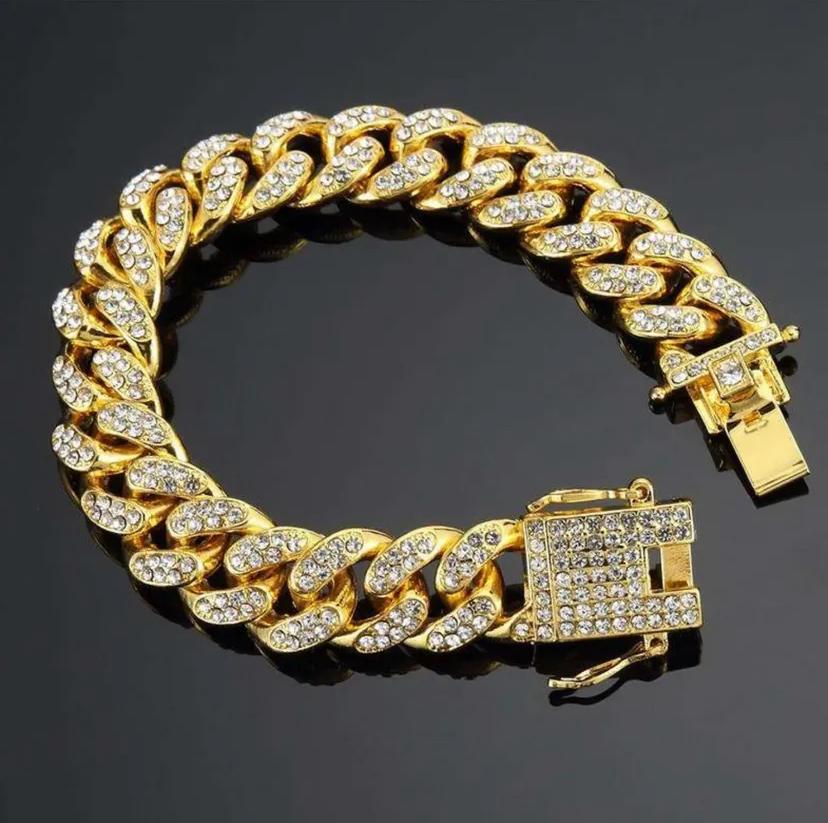 8" Iced Out 12mm VVS Diamond Moissanite Bracelet