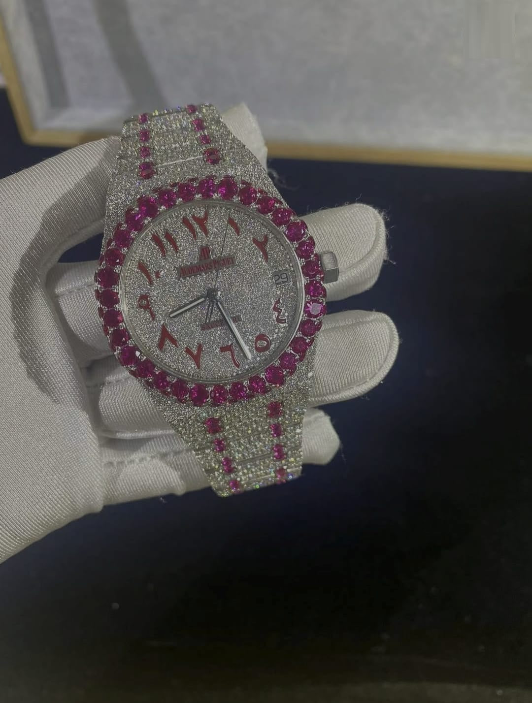 Full Iced Out Luxury Watch Lab Grown Diamond