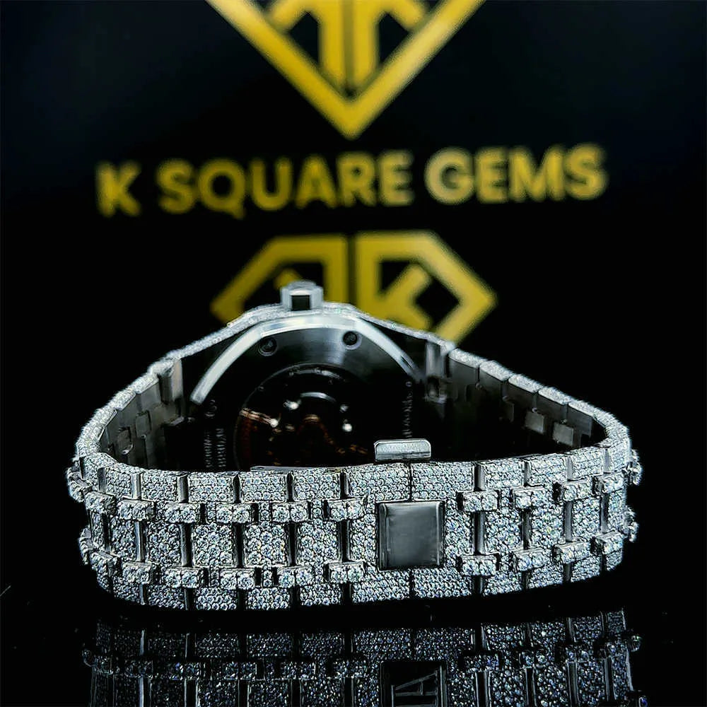 Audemars Piguet White Diamond VVS Moissanite Watch
