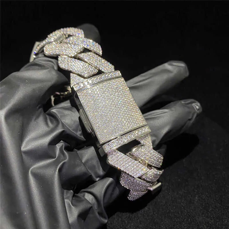 VISA Pendant With Necklace Iced Fully Vvs Moissanite Diamond