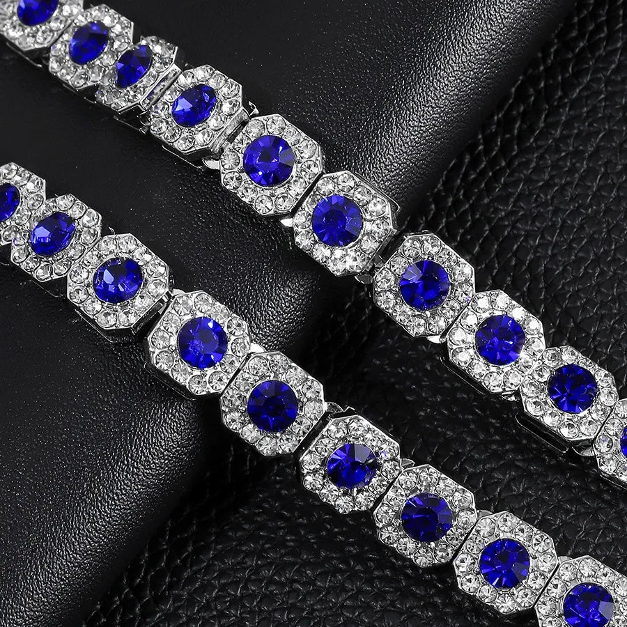 20" Necklace Moissanite Chain Cuban Link Iced Out