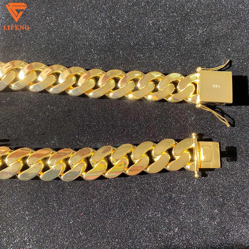 22" Gold Plated Cuban Link Chain Necklace