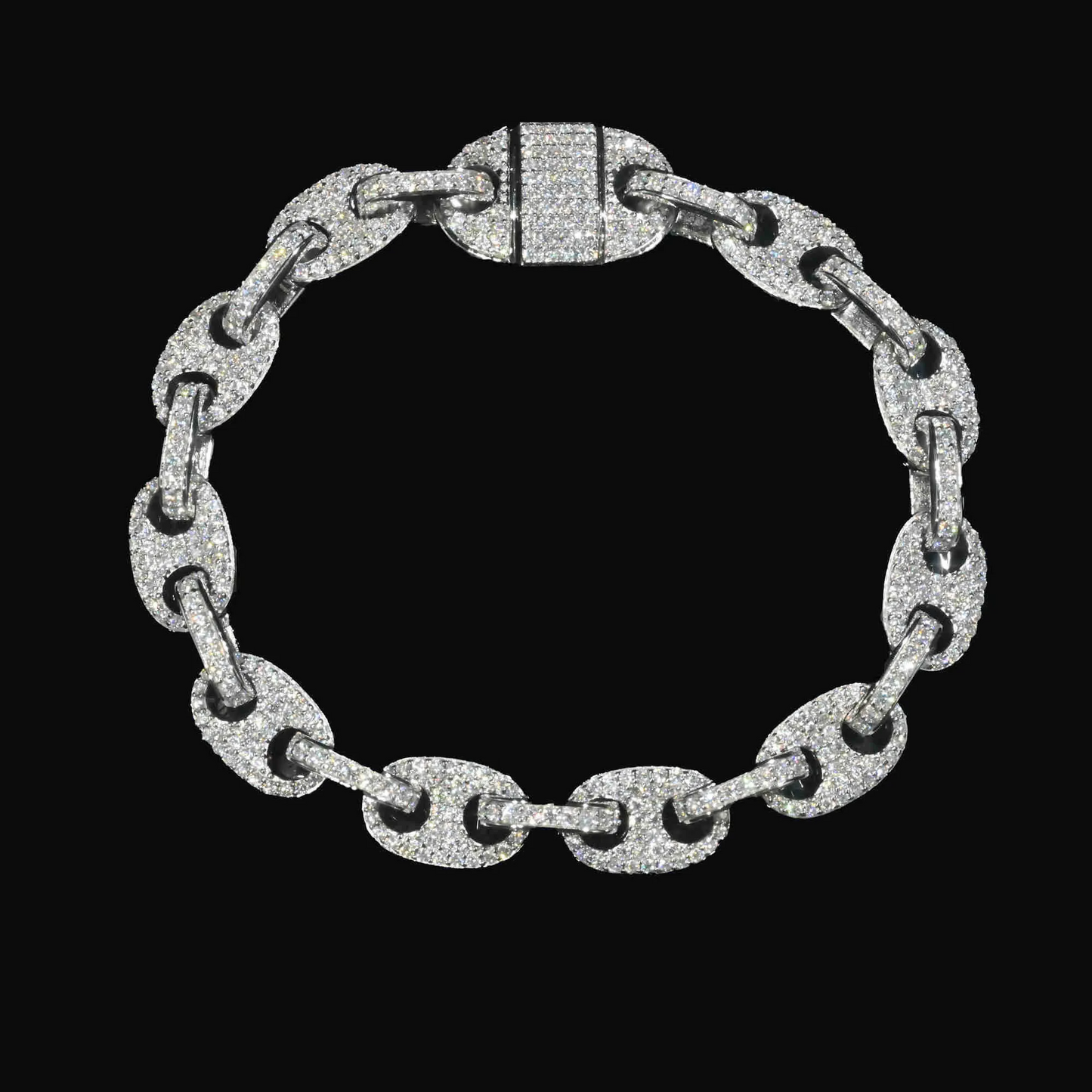 8.5" Diamond Moissanite Bracelet