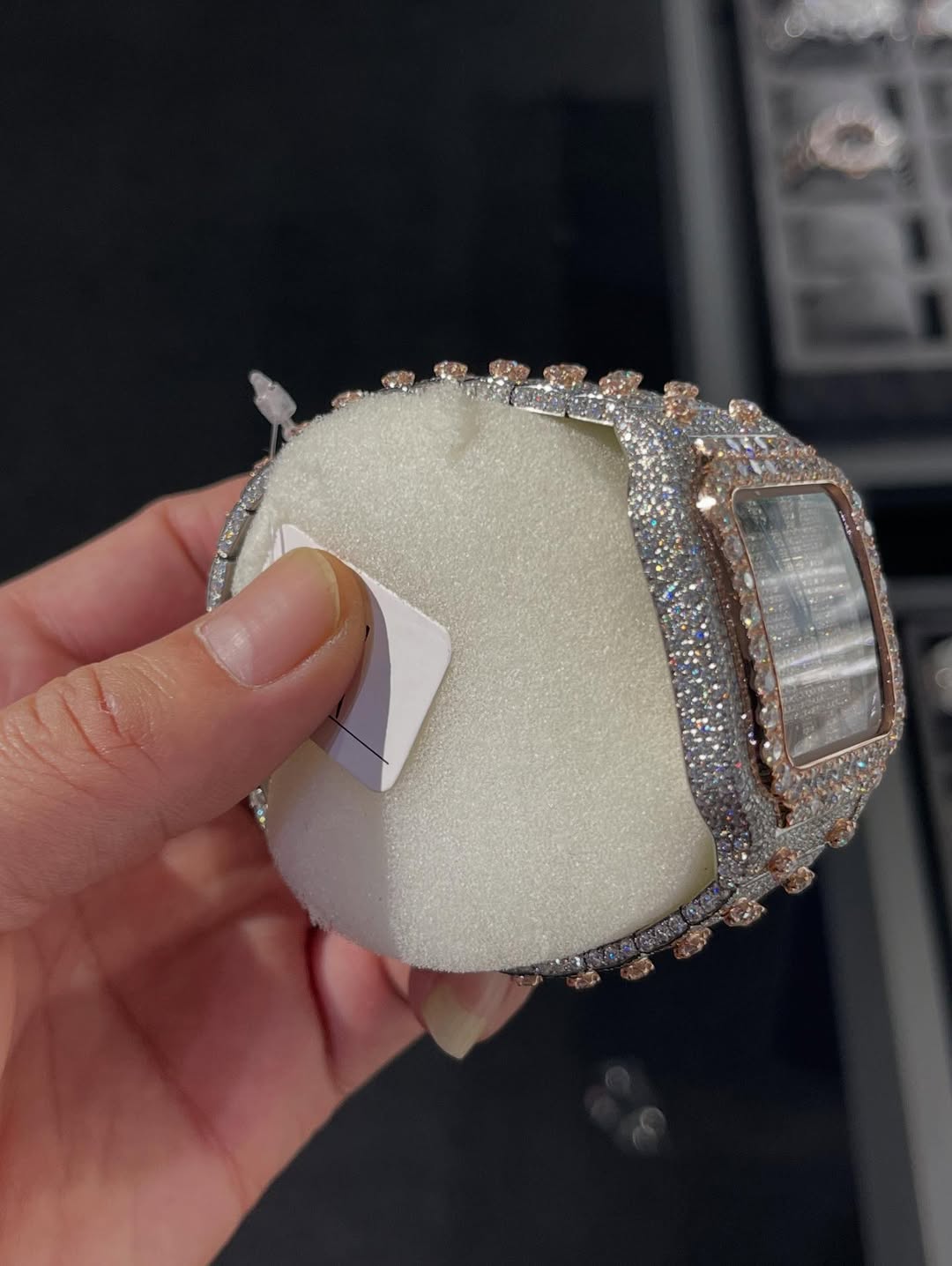 CARTIER MOISSANITE ICED OUT WATCH SWISS MOVEMENT AUTOMATIC WATCH FOR MAN