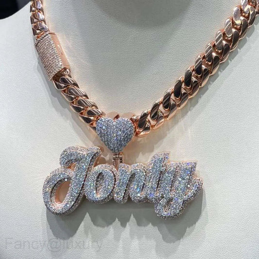 Iced Out Pedant VVS Moissanite