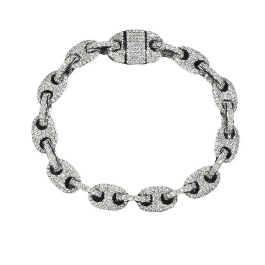 9" Diamond Moissanite Bracelet