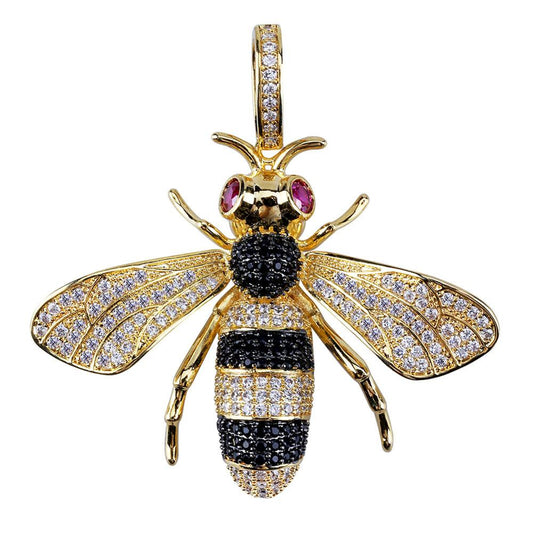 ICED OUT PEDANT "BUMBLE BEE"