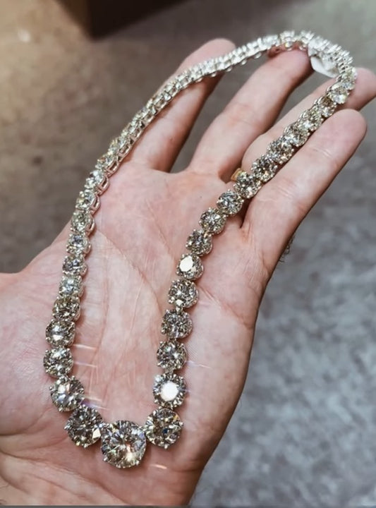 18" Mossanite Necklace VVS Diamonds Hip Hop