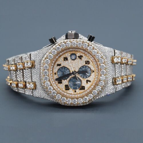8" Necklace Moissanite Chain Cuban Link Iced Out