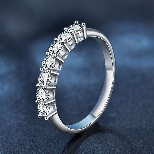 Women VVS Diamond Moissanite Ring