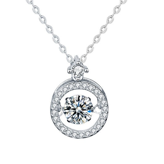 18"Women Necklace VVS Diamond Moissanite Chain