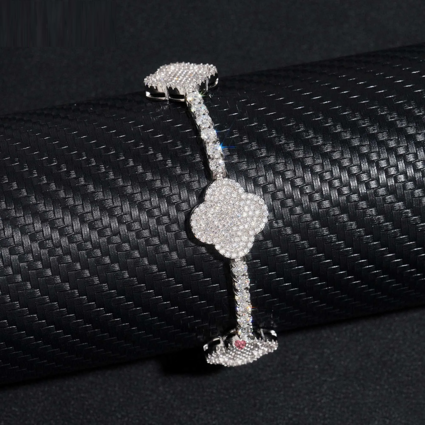 8" Iced Out Diamond Moissanite Bracelet