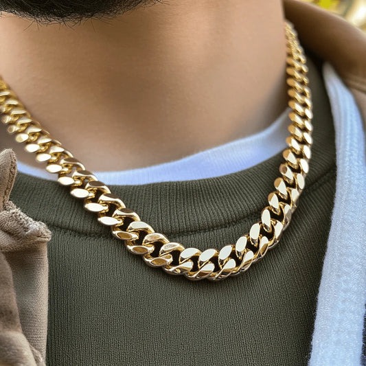 Golden Legacy Miami Cuban Link Chain- 8mm Solid 14k Gold